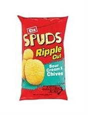 Eta Spuds Ripple Sour Cream Chives 150g